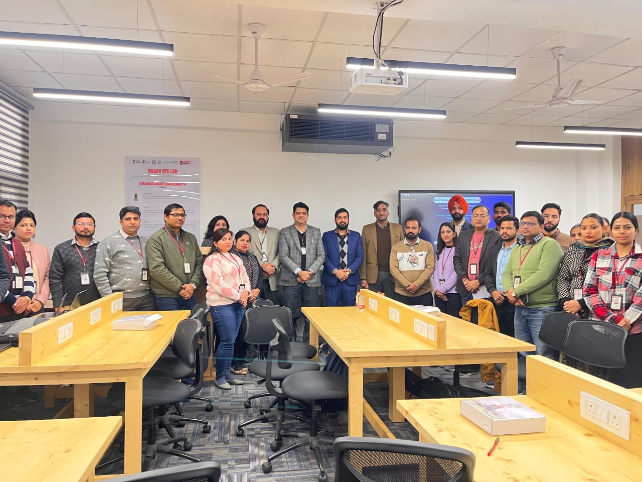 Hands-on Cyber-Physical Systems (CPS) training at Chandigarh University.