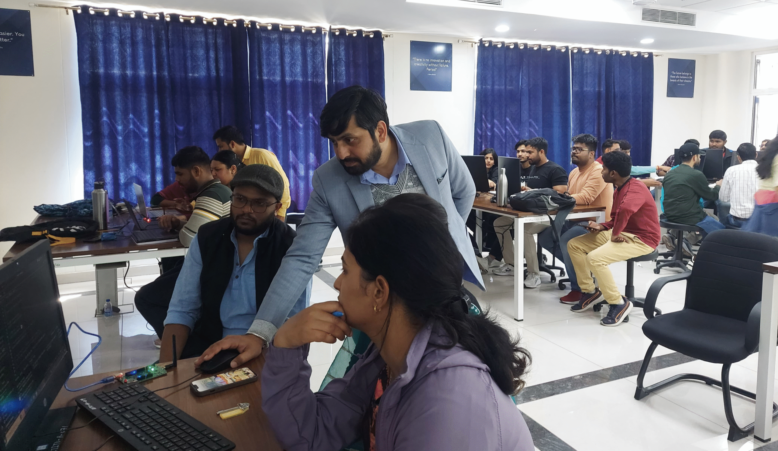 Workshop Training on BLE & 3D Printing at IIIT Una