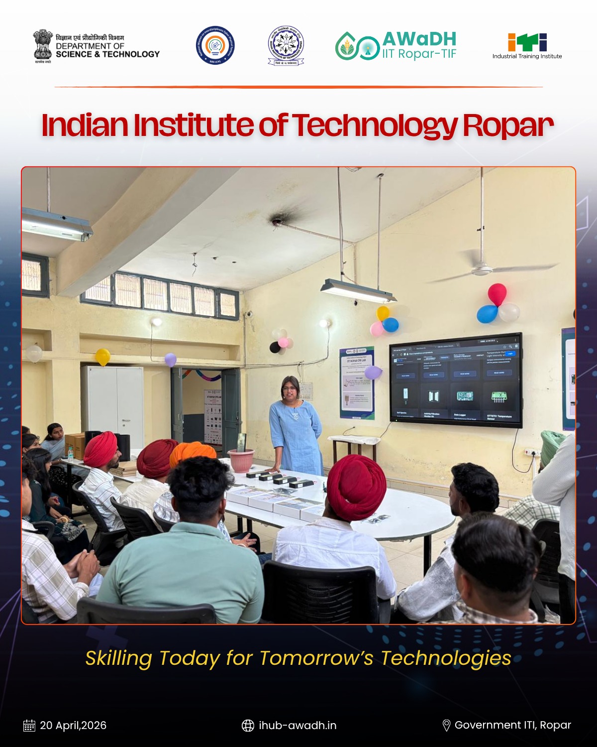 Strengthening Punjab’s Innovation Ecosystem Through CPS Lab at ITI Ropar